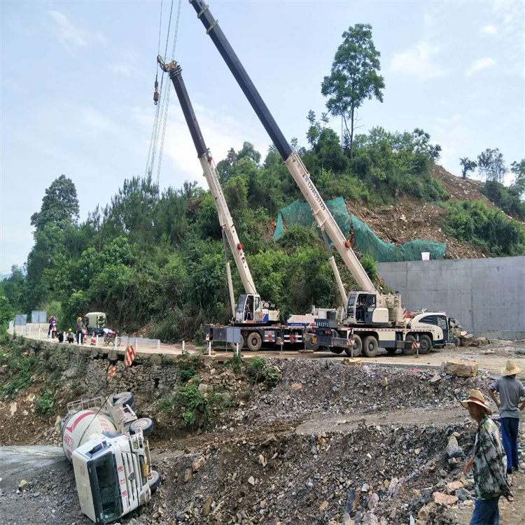 威海威海24小时应急道路救援吊装吊装现场实拍